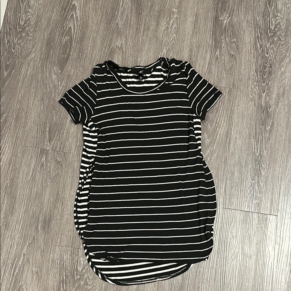 Black and White Striped T-Shirt